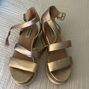 Steve Madden Gold Women's Sandals
